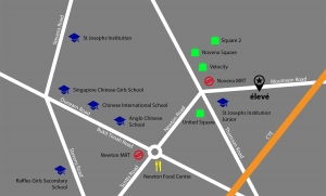 Location map of élevé